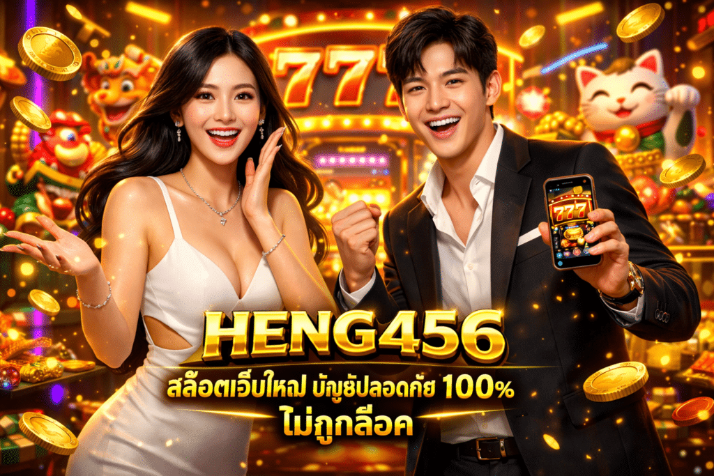 HENG456 สล็อตเว็บใหญ่ บัญชีปลอดภัย 100% ไม่ถูกล็อค