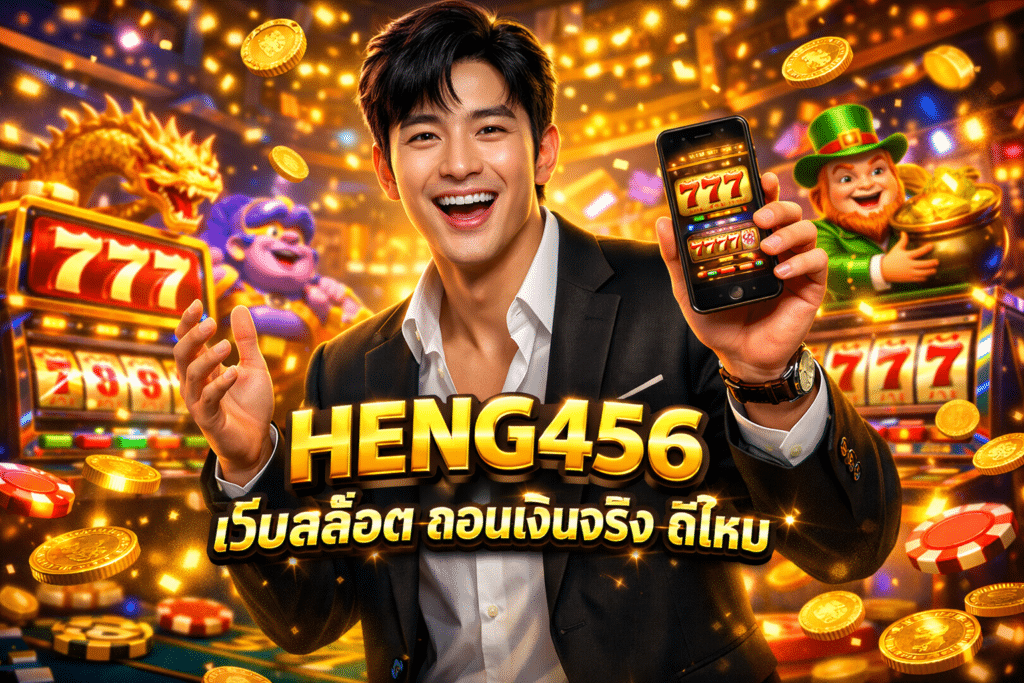 HENG456 เว็บสล็อต จุดเด่นที่ถอนเงินจริง ดีไหม