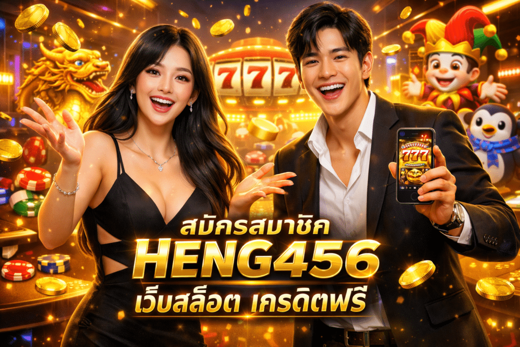 สมัครสมาชิก HENG456 เว็บสล็อต เครดิตฟรี เกมน่าสนใจเยอะ